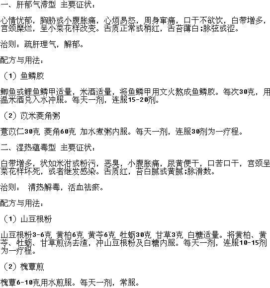 宮頸癌患者食療止痛的方法有哪些？